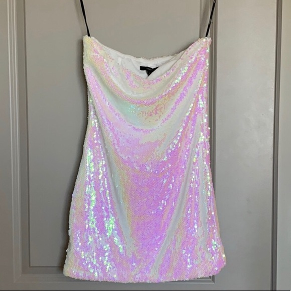 Forever 21 Dresses & Skirts - Forever 21 Opal sequins mini dress size large ✨